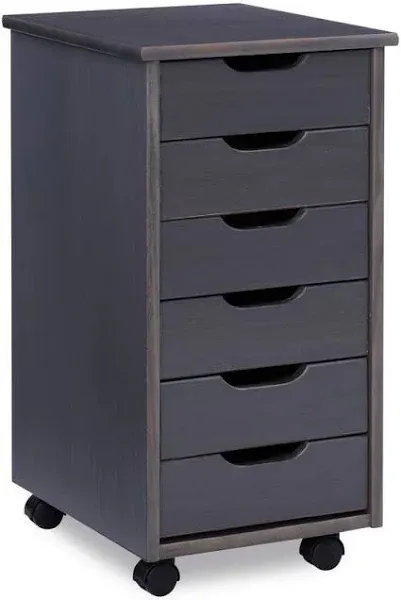 Mcleod 6 Drawer Rolling Storage Organizational Cart