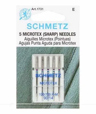 Schmetz Sharp Microtex Machine Needles