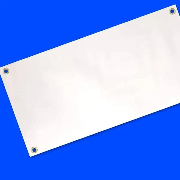 4 Less Co 4x10 Feet Blank Vinyl Banner