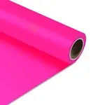 HTVRONT HTV Vinyl Rolls Heat Transfer Vinyl - 12" x 5ft Rose Gold HTV Vinyl for