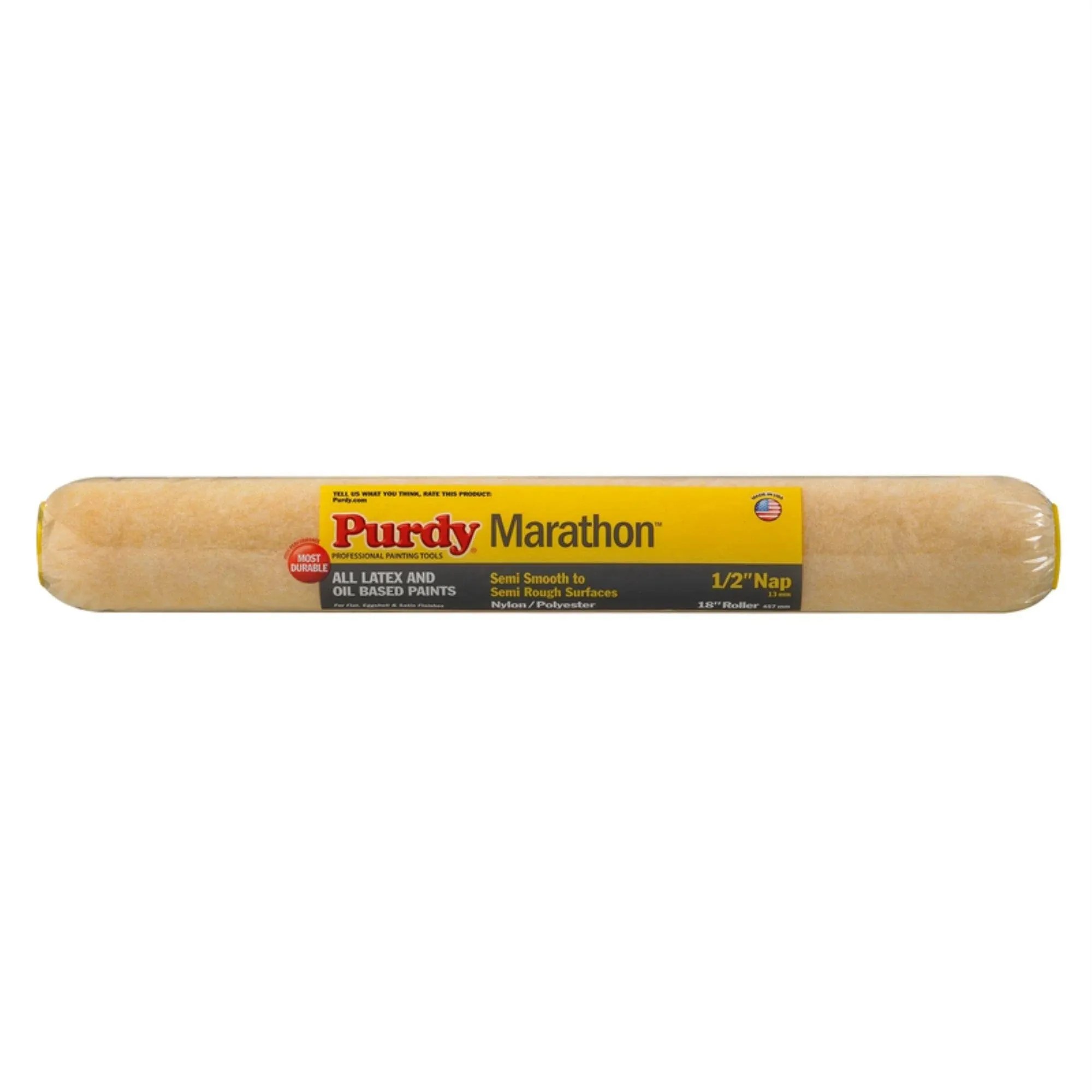 Purdy 0.5 x 18 in. Marathon Nylon & Polyester Paint Roller Cover