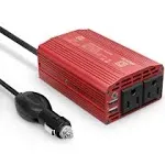 Bestek 300w Power Inverter DC 12V to 110v AC Car Inverter with 4.2a Dual USB Car Adapter MRI3011BU