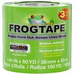 1.41 in. x 60 yds. Multi-Surface Green Painting Tape (3-Pack) 242923