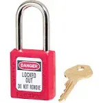 Master Lock Red Safety Padlock