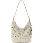 The Sak Sequoia Hobo Bag | Hand Crochet - Natural Medallion