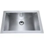 Ruvati 18 x 12 inch Gunmetal Black Stainless Steel Rectangular Bathroom Sink Undermount