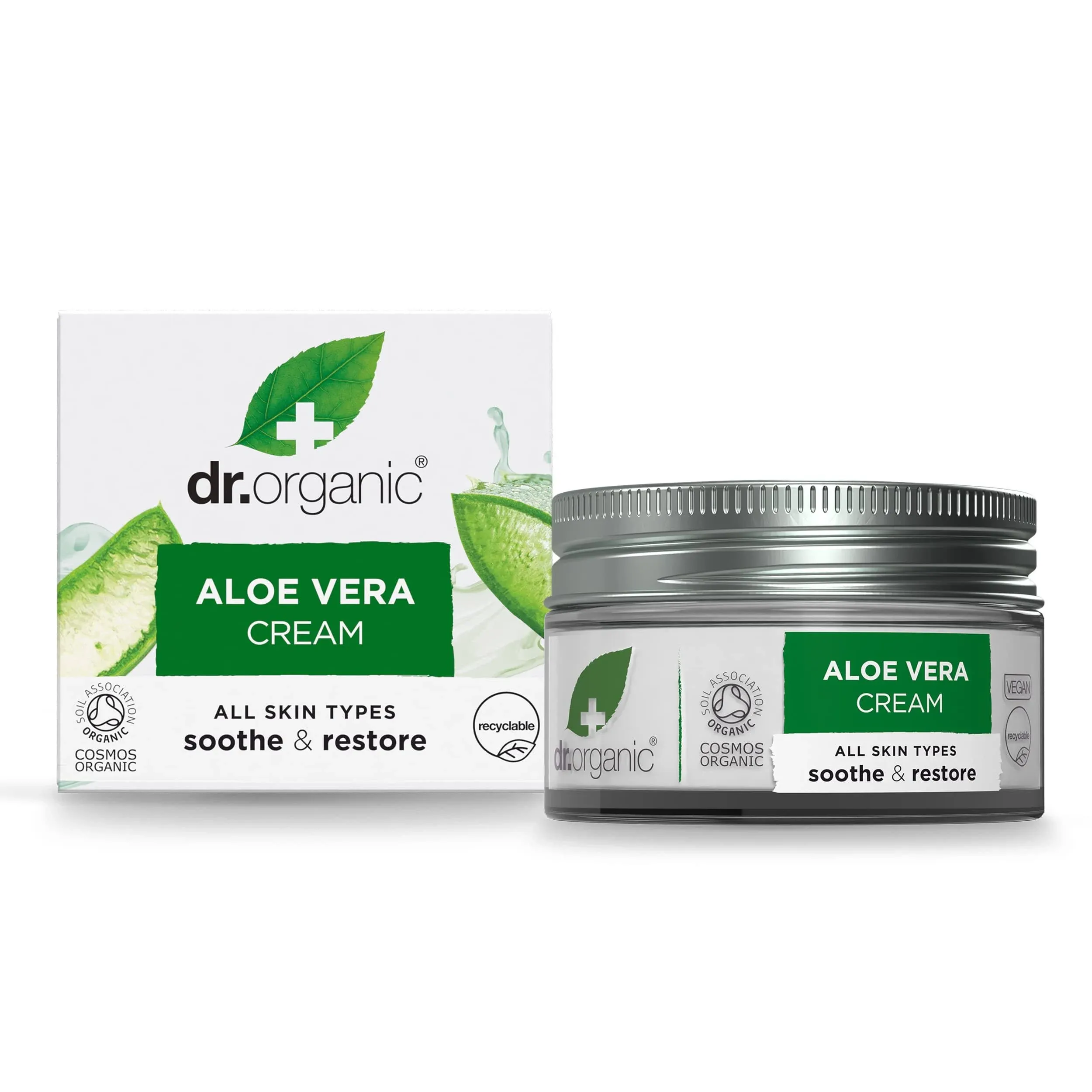 Dr.Organic Aloe Vera Concentrated Cream Aloe Vera Moisturizing Face Cream 50ml