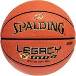 Spalding TF-1000 Indoor Game Basketballs, Premium Composite Leather, High School & College Approved - 29.5", 28.5"