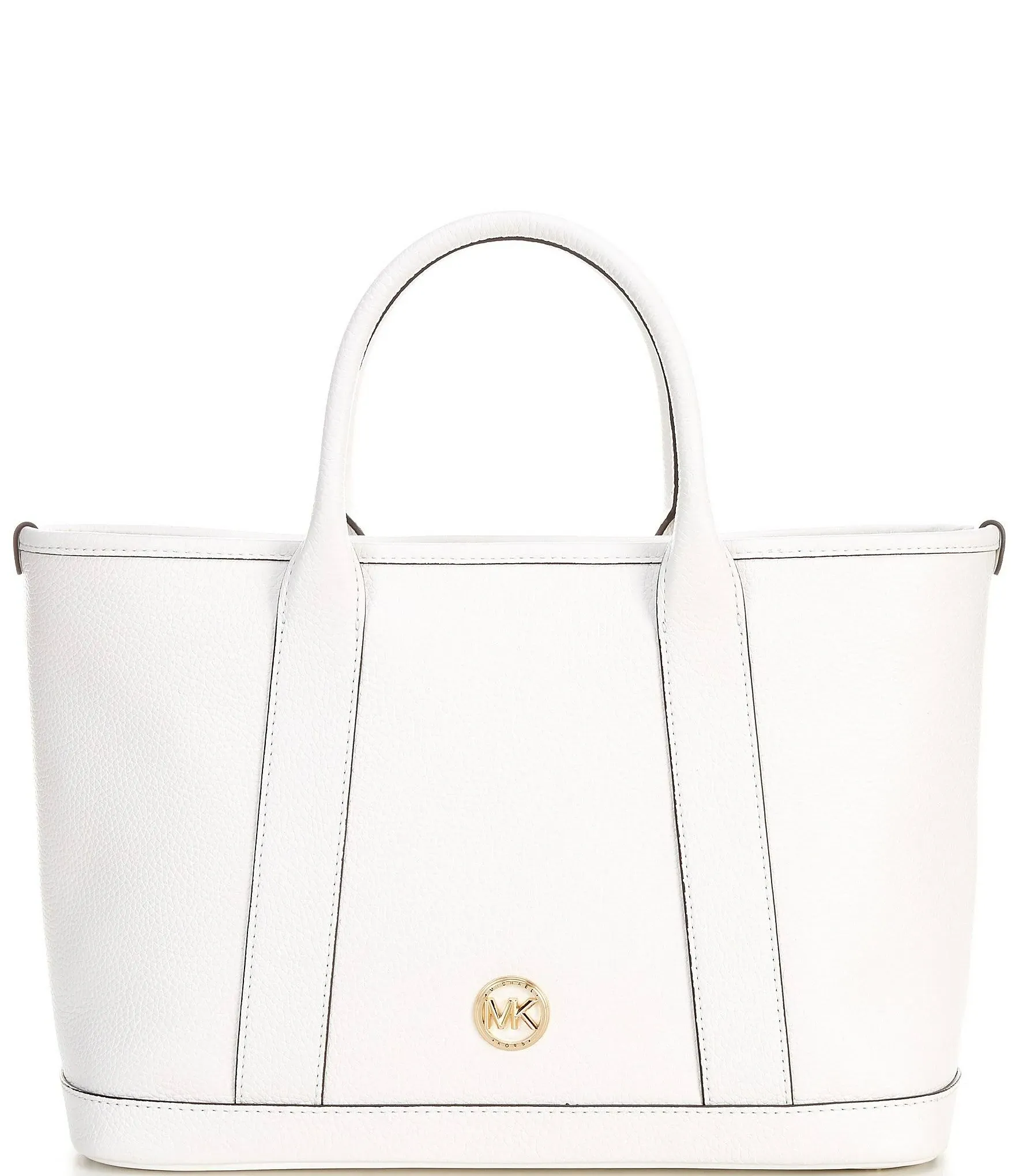 Michael Kors Luisa Medium Satchel Bag - Optic White