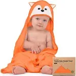 KeaBabies Cuddle Baby Hooded Towel in Hippo