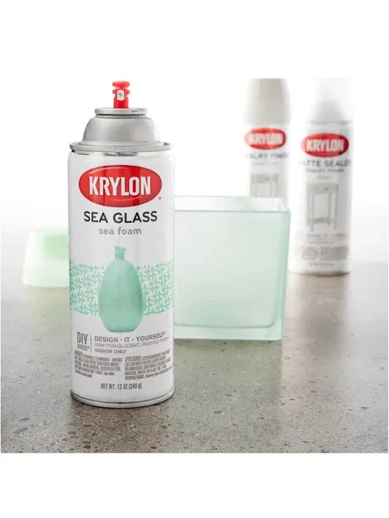 Krylon Sea Foam Sea Glass Spray