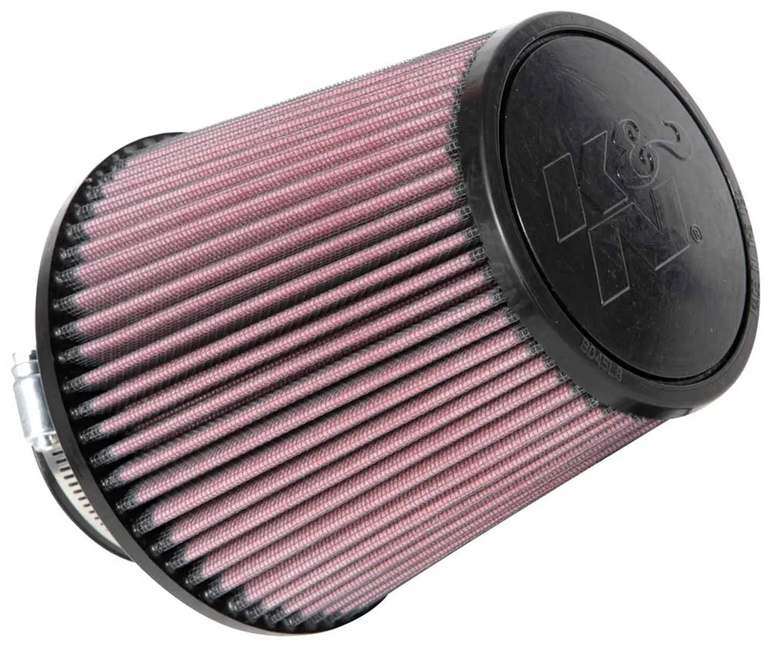 K&N Universal Clamp-On Air Intake Filter: High Performance, Premium, Washable, Replacement Filter: Flange Diameter: 3 In, Filter Height: 6 In, Flange Length: 1.75 In, Shape: Round Tapered, RU-4180