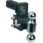 B&W TS10033B Tow & Stow Dual-Ball Trailer Hitch Mount 3" Drop