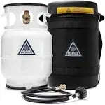 Gas Growler Deluxe Propane Tank - Black