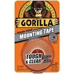 Gorilla Clear Double Sided Mounting Tape