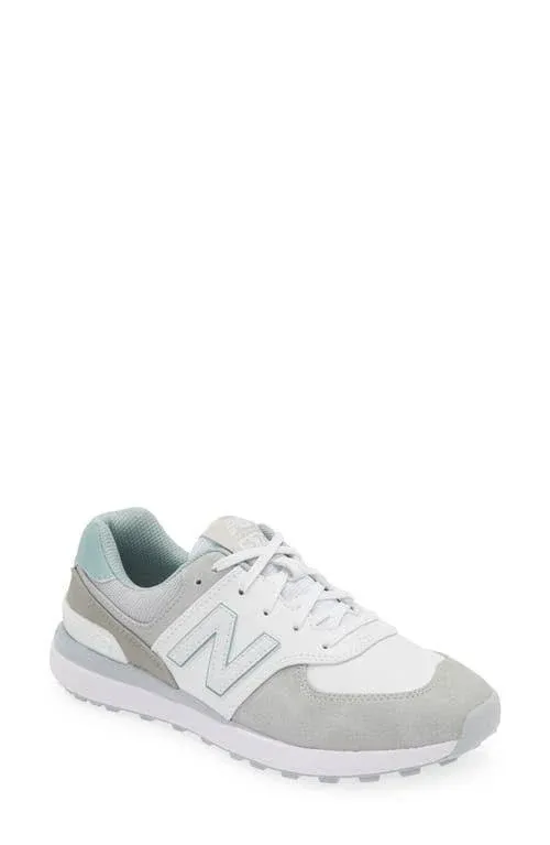 New Balance Women's 574 Greens V2 Golf Shoes - White (Size 7.5)