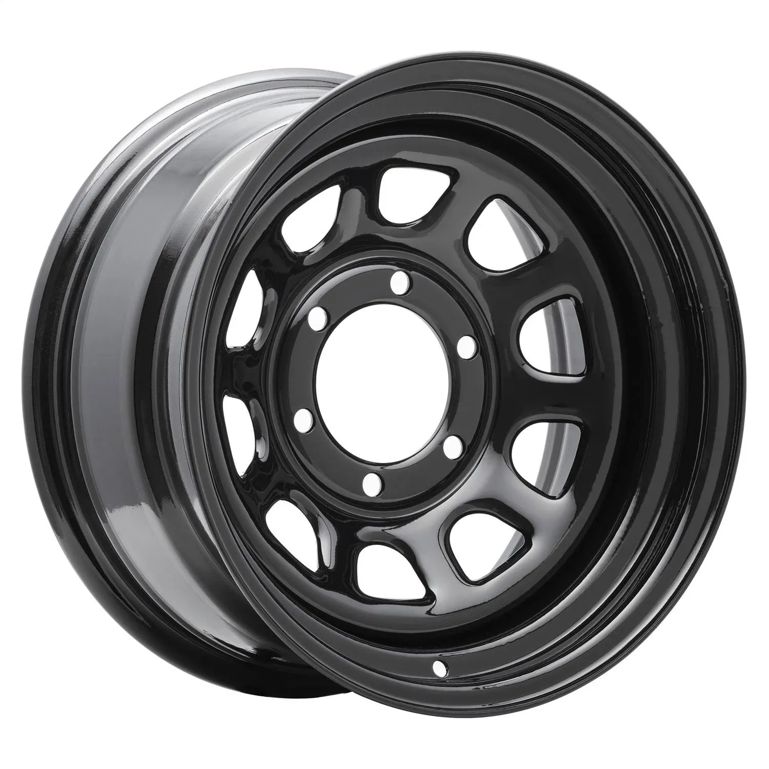 Pro Comp 51 Series Rock Crawler, 17x8 Wheel with 6 on 5.5 Bolt Pattern - Black - 51-7883