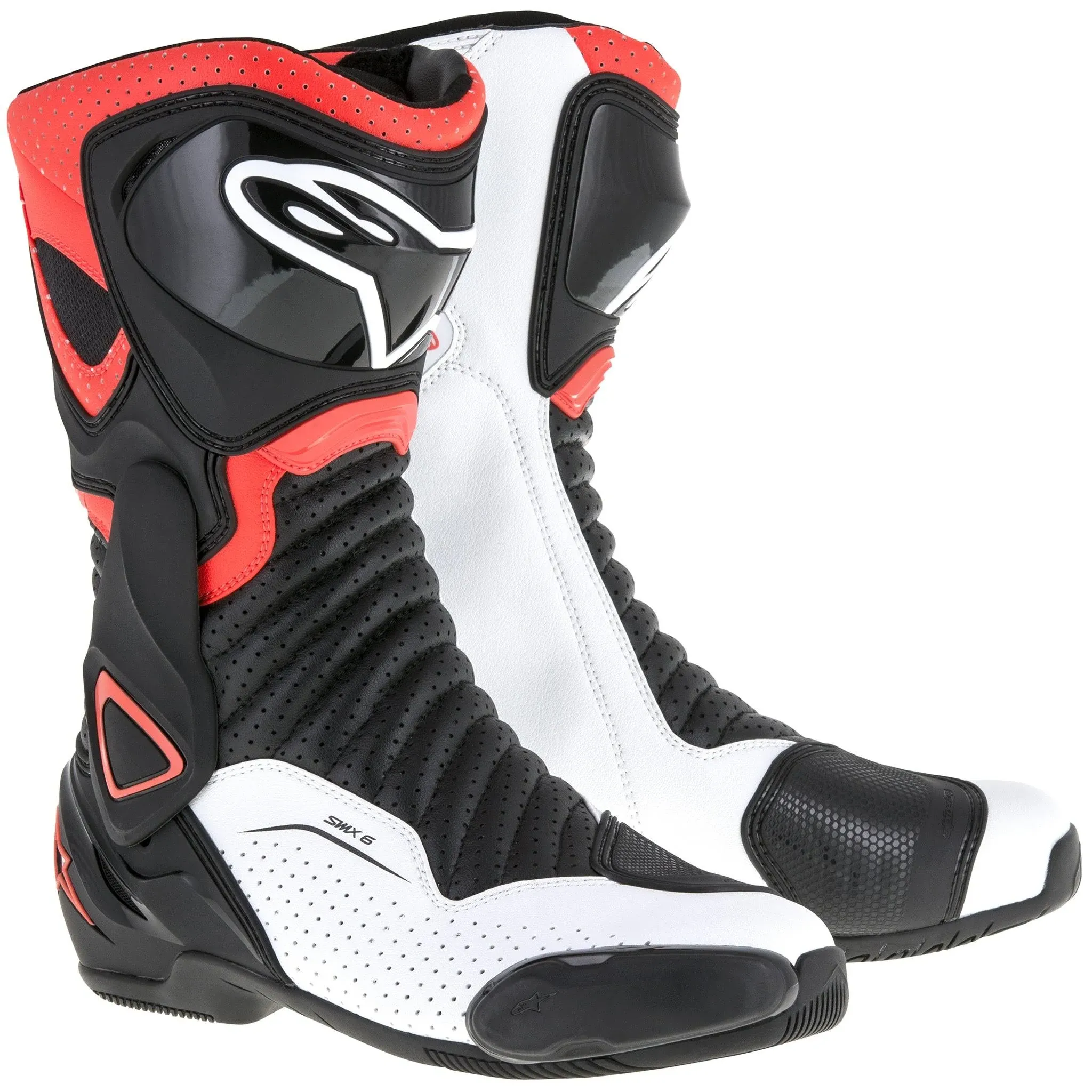 Alpinestars SMX-6 Vented Boots V2 - Black/Gray/Red - Size 50