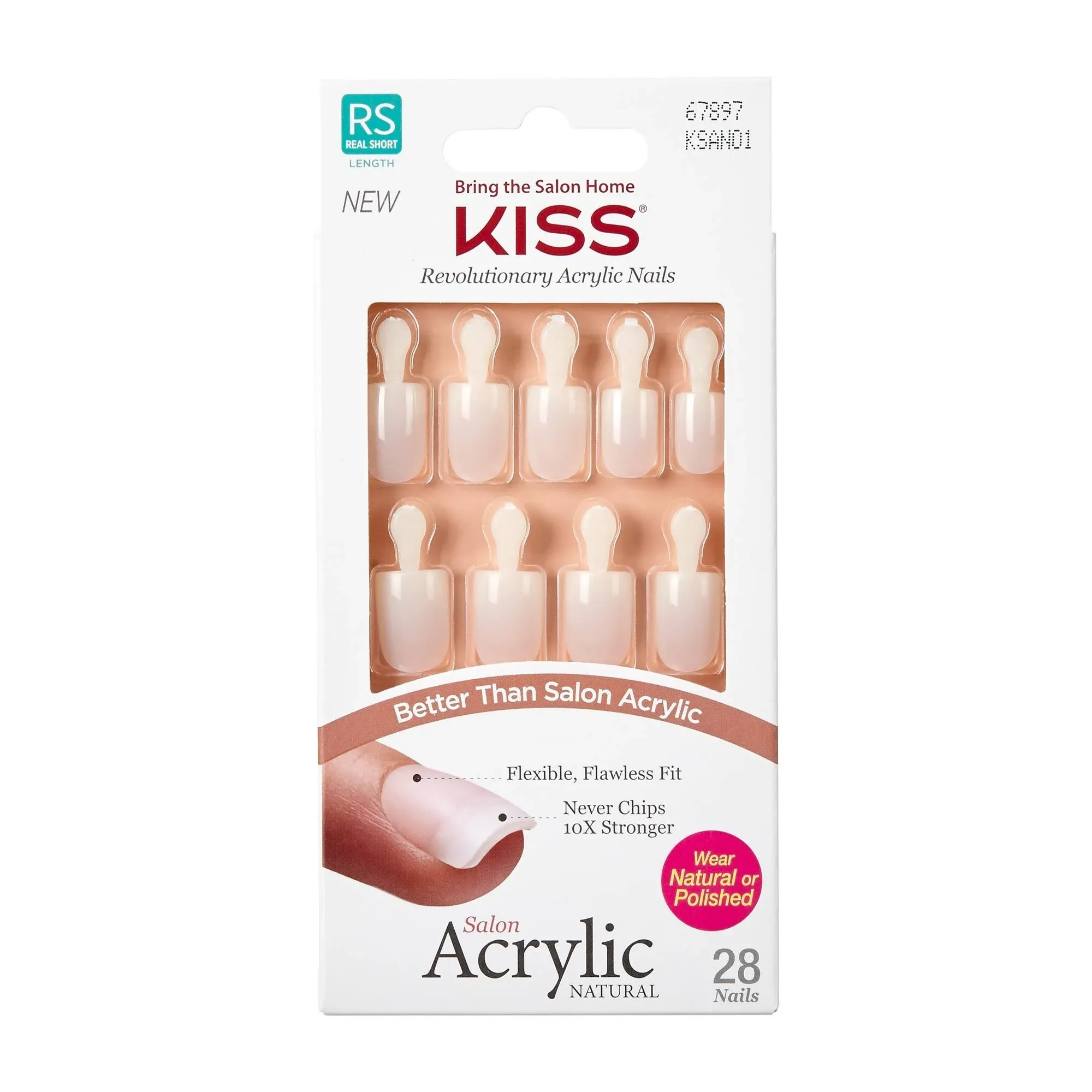 Kiss Salon Acrylic Natural Nails - Brief Encounter