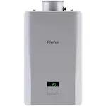 Rinnai RE160IN 6.6 GPM 160,000 BTU 120 Volt Natural Gas Tankless - Silver