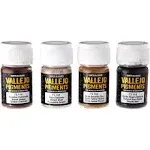 (VAL73190) - AV Vallejo Pigments Set - Dust &amp; Dirt