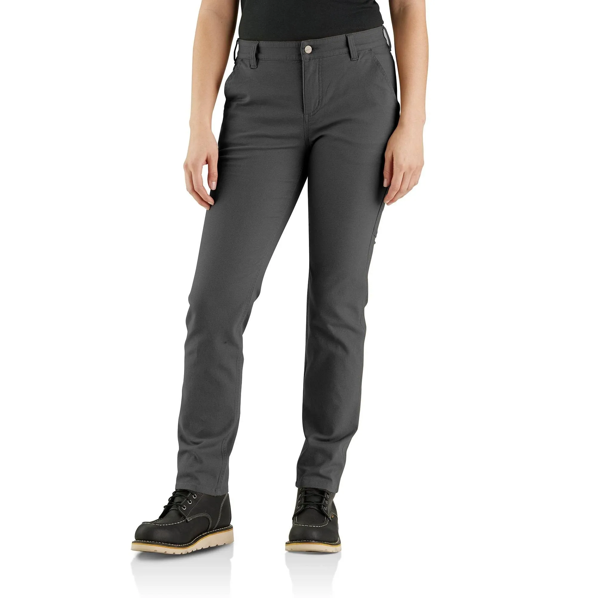 Carhartt Women's Relaxed Fit Canvas Work Pants - Shadow