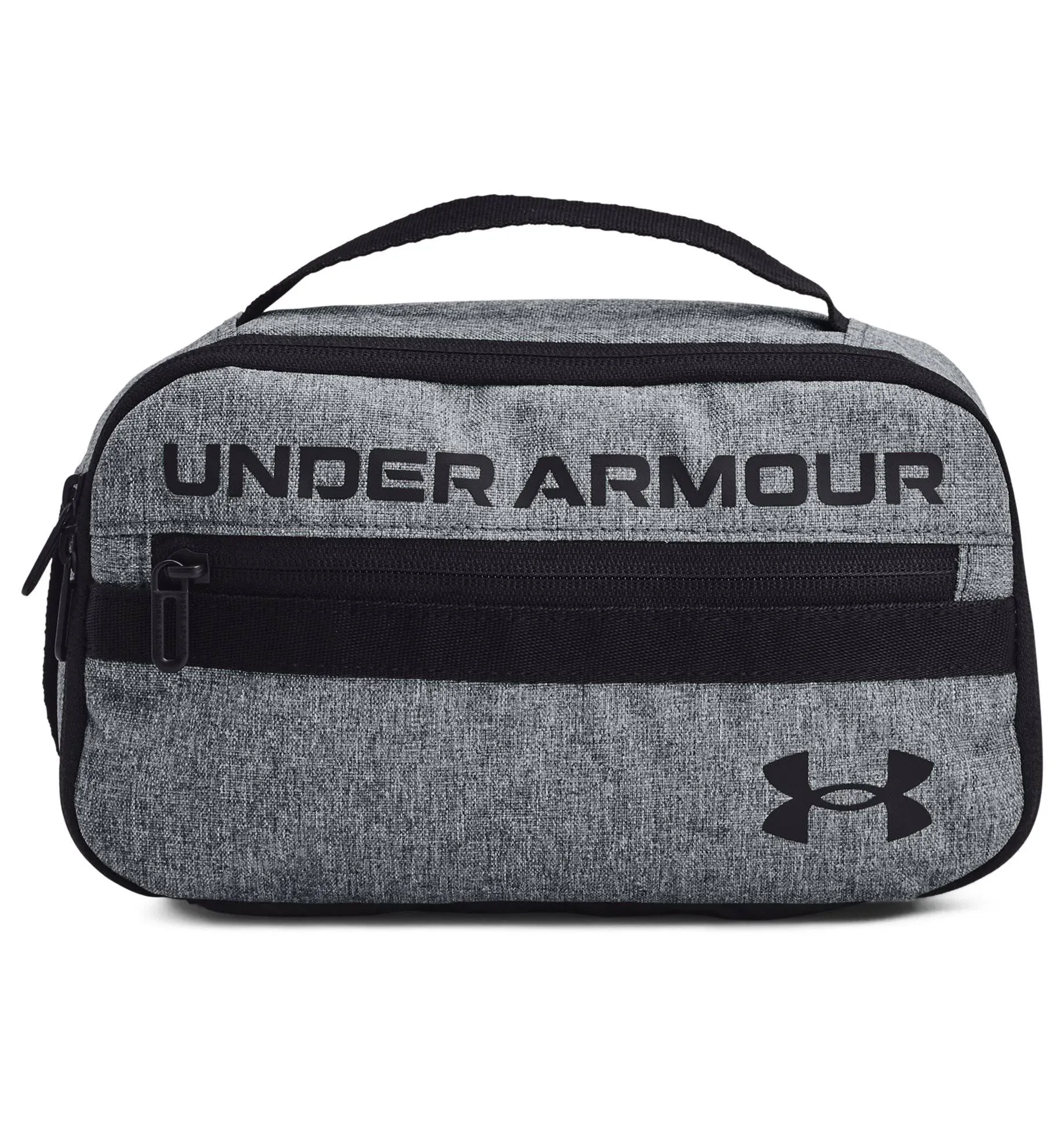 Under Armour 1361993 UA Travel Kit Toiletry Gym Bag Gray/Black H2