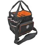 Tool Bag,22 Pockets,17-1/2"x7"x15-1/4" KLEIN TOOLS 55455M