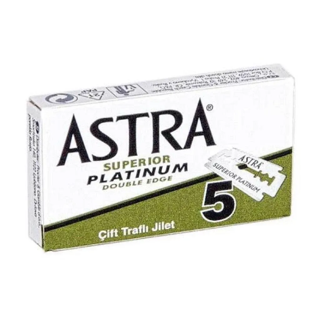 Astra Superior Platinum Double Edge Razor Blades