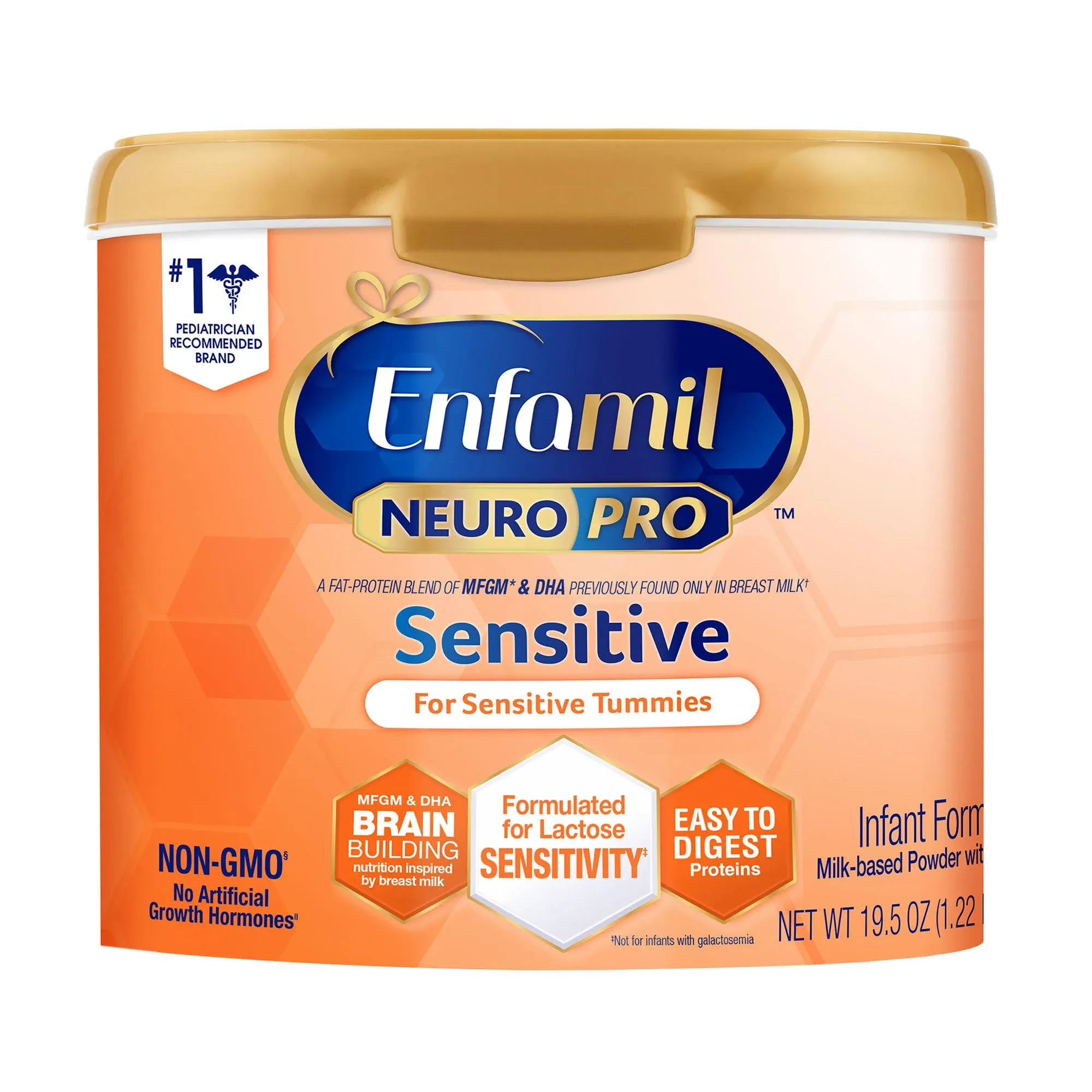 Enfamil NeuroPro Sensitive Baby Powder Formula with MFGM &amp; DHA - 19.5 oz