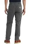 Carhartt Men's Rugged Flex Rigby 5-Pocket Work Pants - Gravel