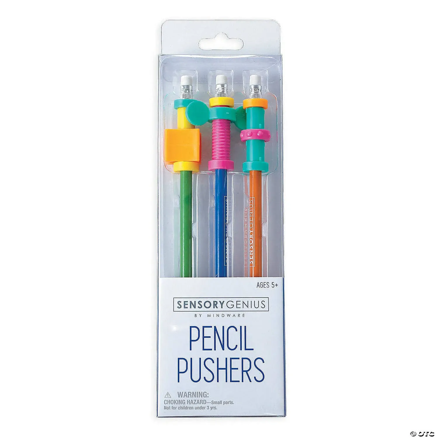 MindWare Sensory Genius Pencil Pushers | Pencil Accessories | Fidget Toys | Ages 5+ | 1 Player