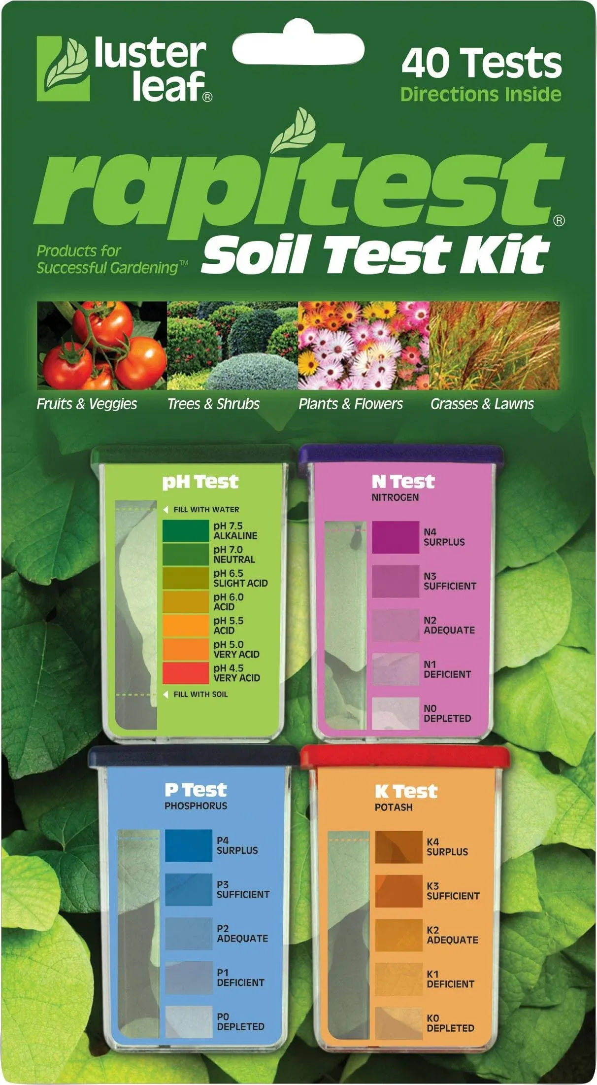 Rapitest Soil Test Kit, Luster Leaf