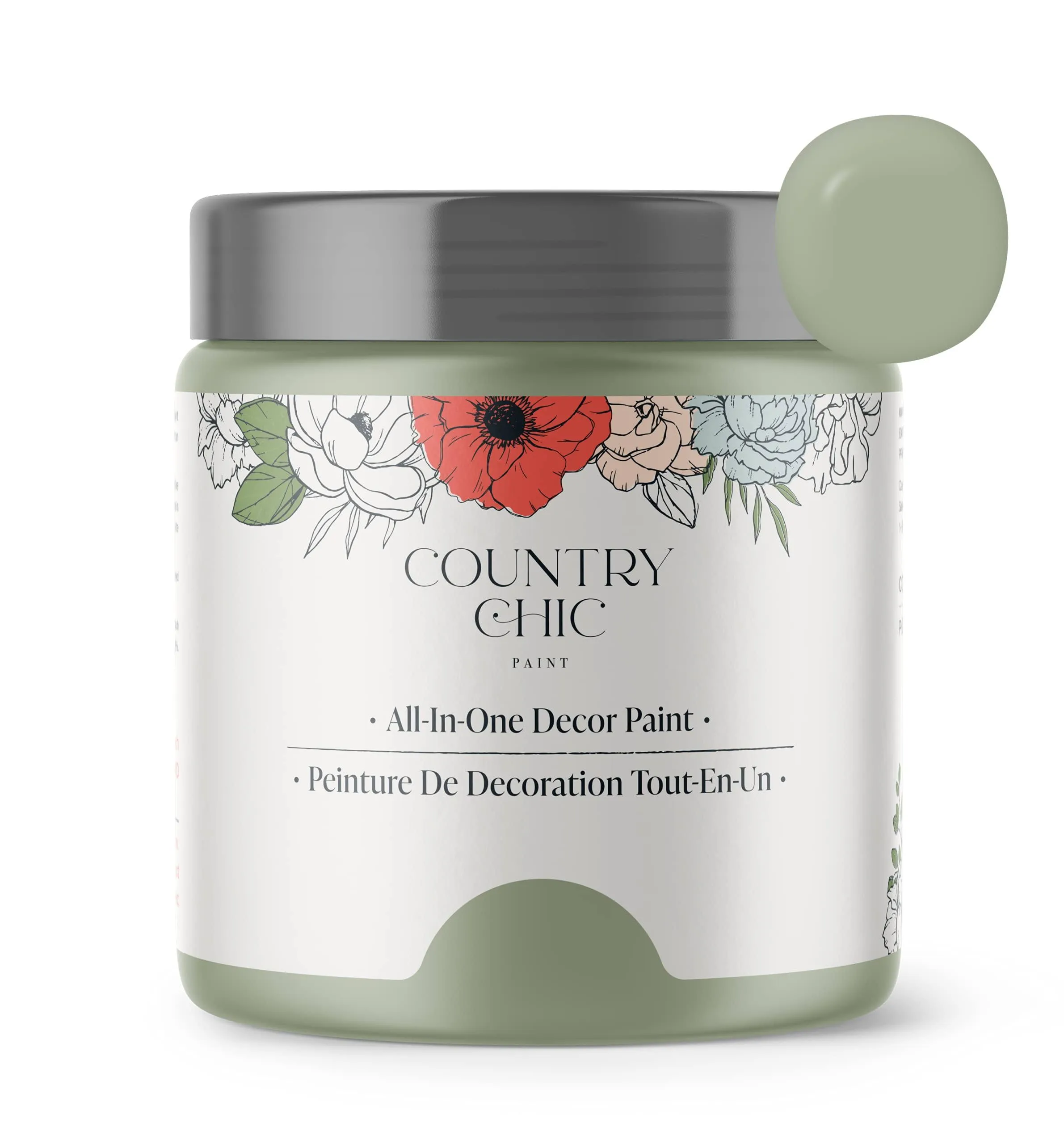 Sage Advice - Chalk Style Paint for Furniture, Home Decor, Diy, Cabinets, Crafts - Eco-Friendly All-in-One Paint