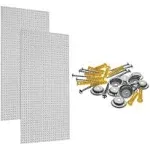 Triton Products (2) Wall Ready White Pegboards 24"W x 1/4"D x 42"H Heavy-Duty High Density Fiberboard PEG2-WHT