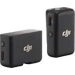 DJI Mic Compact Digital Wireless Microphone System/Recorder for Camera & Smartphone (1 Transmitter)