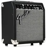 Fender Frontman 10G Guitar Combo Amplifier - Black Bundle with Instrument Cable and Picks