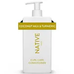 Generic Native Curl Care Conditioner, Coconut Milk & Turmeric, Sulfate & Paraben Free, 16.5 oz, White