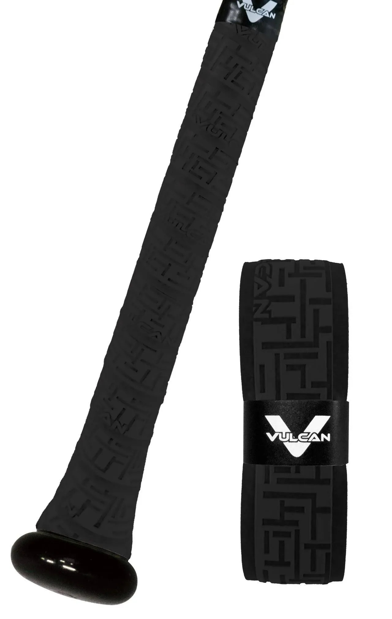 Vulcan 0.50mm Bat Grip, Black