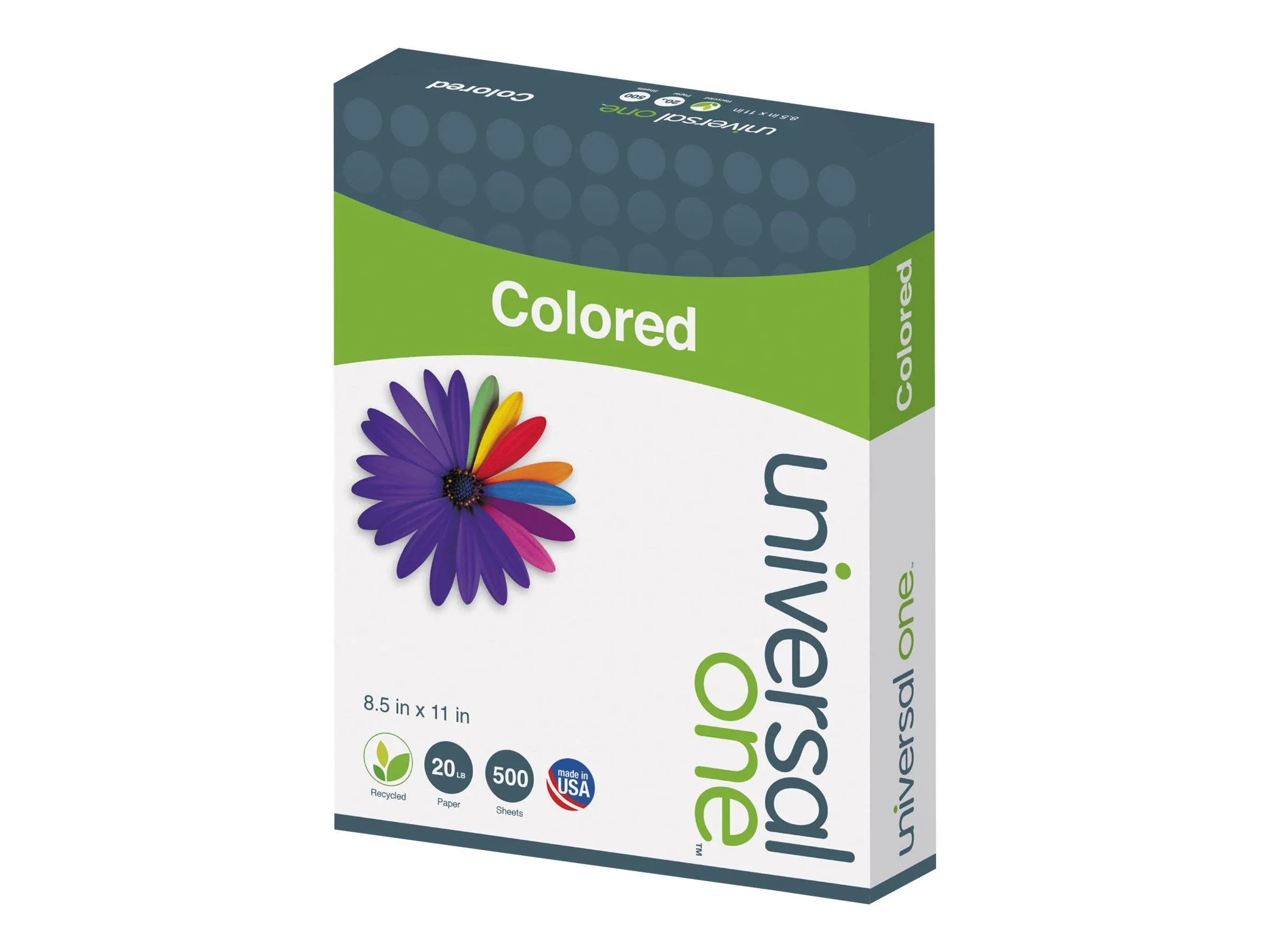 Universal Deluxe Colored Paper, 20lb, 8.5 x 11, Orchid, 500-ream