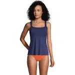 Lands' End Women's Flutter Scoop Neck Tankini Top