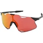 100% Hypercraft Matte Black HiPER Red Sunglasses