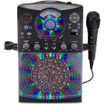 The Singing Machine SML385BTBK Bluetooth Cd+g Karaoke System (Black)