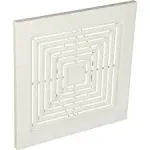 S97011723 Broan Bath Bathroom Ceiling Fan Grille Grill Cover Plastic White Color