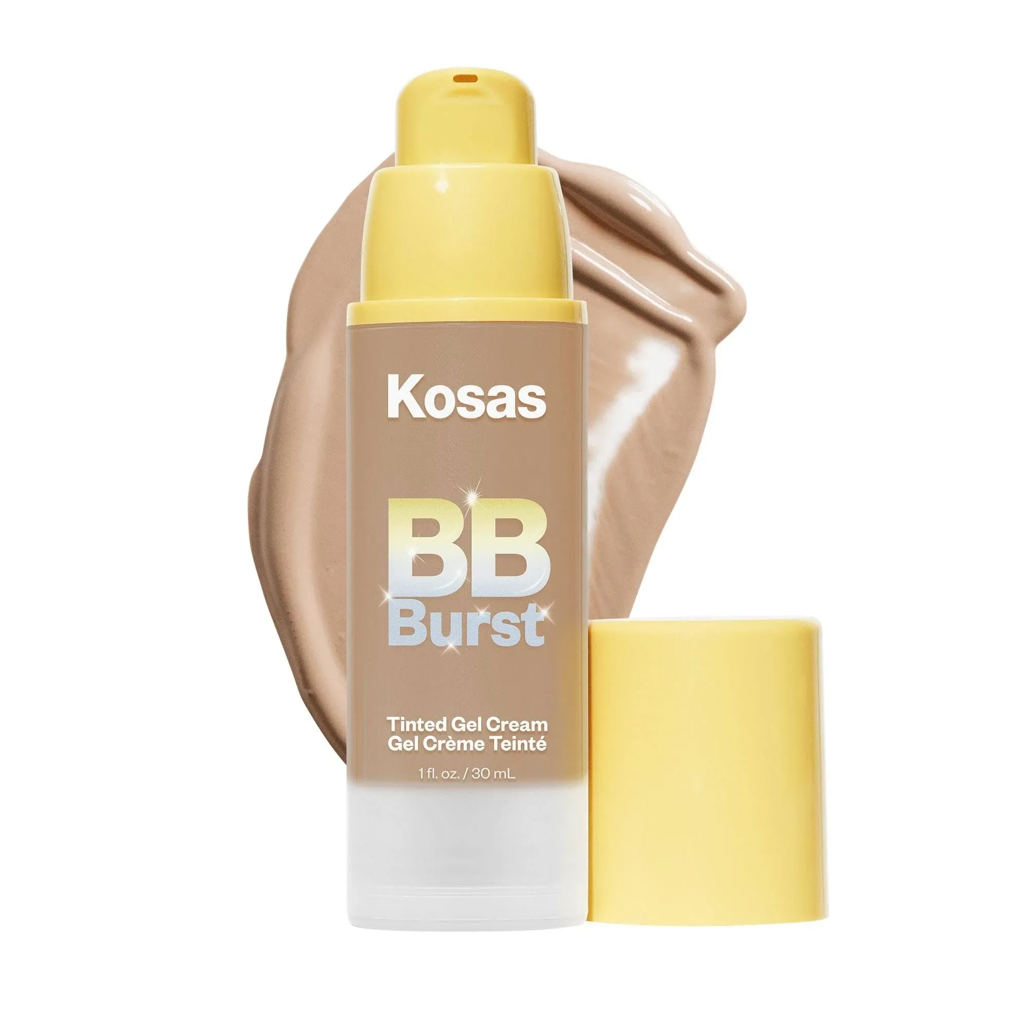 Kosas Bb Burst Tinted Moisturizer Gel Cream with Copper Peptides Medium Tan Neutral Cool 30