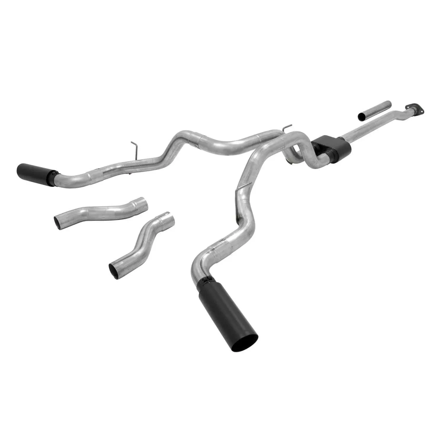 Flowmaster® 817691 - Outlaw™ Stainless Steel Cat-Back Exhaust System with Split Rear/Side Exit