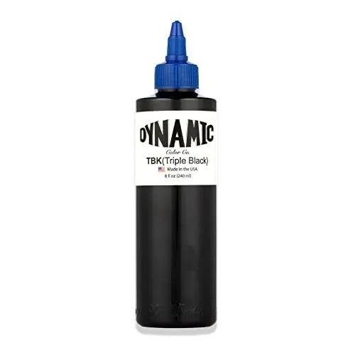 Dynamic Tattoo Ink Triple Black - 8 oz. Bottle