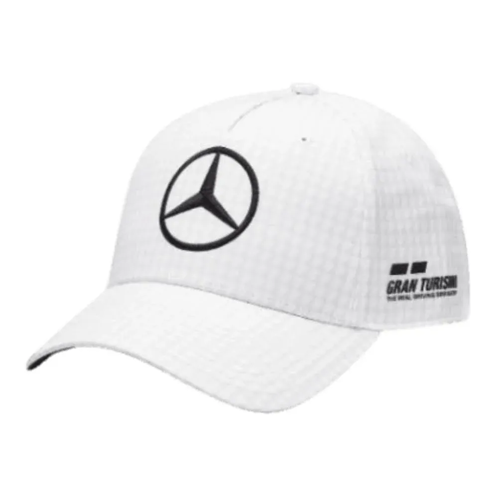 Mercedes AMG Petronas F1 2023 Kids Lewis Hamilton Baseball Hat (White)