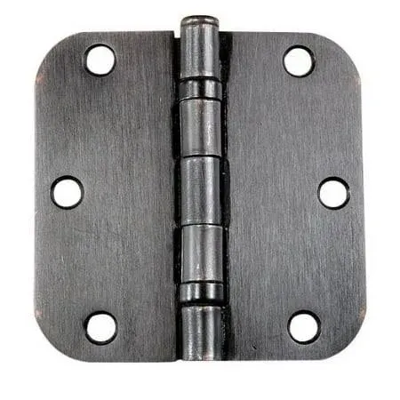 Hinge Outlet Ball Bearing Door Hinges 3.5 Inch with 5/8 Inch Radius, 2 Pack (Oil Rubbed Bronze)