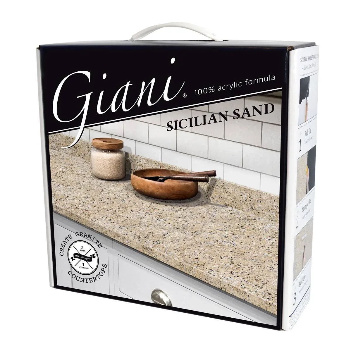 Giani Granite 2.0 - Bombay Black Countertop Kit